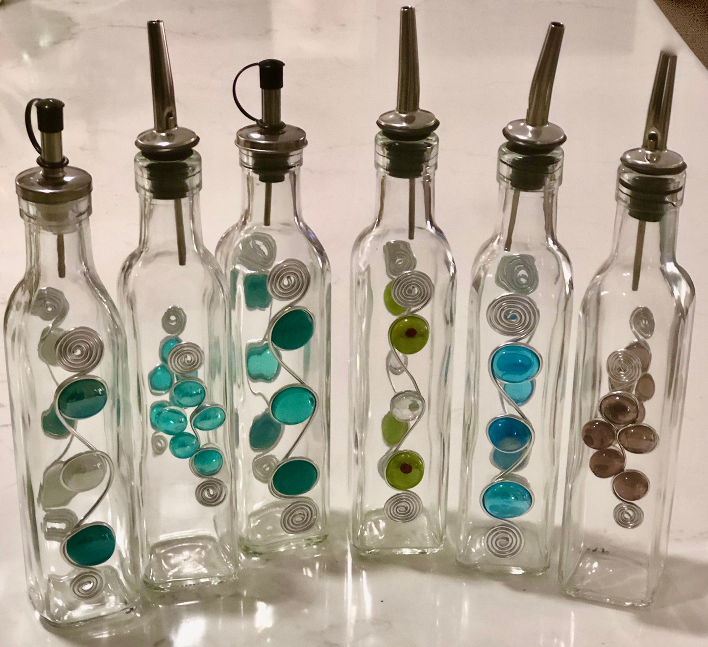 Olive Oil Bottles, 8 oz. and 16 oz. sizes