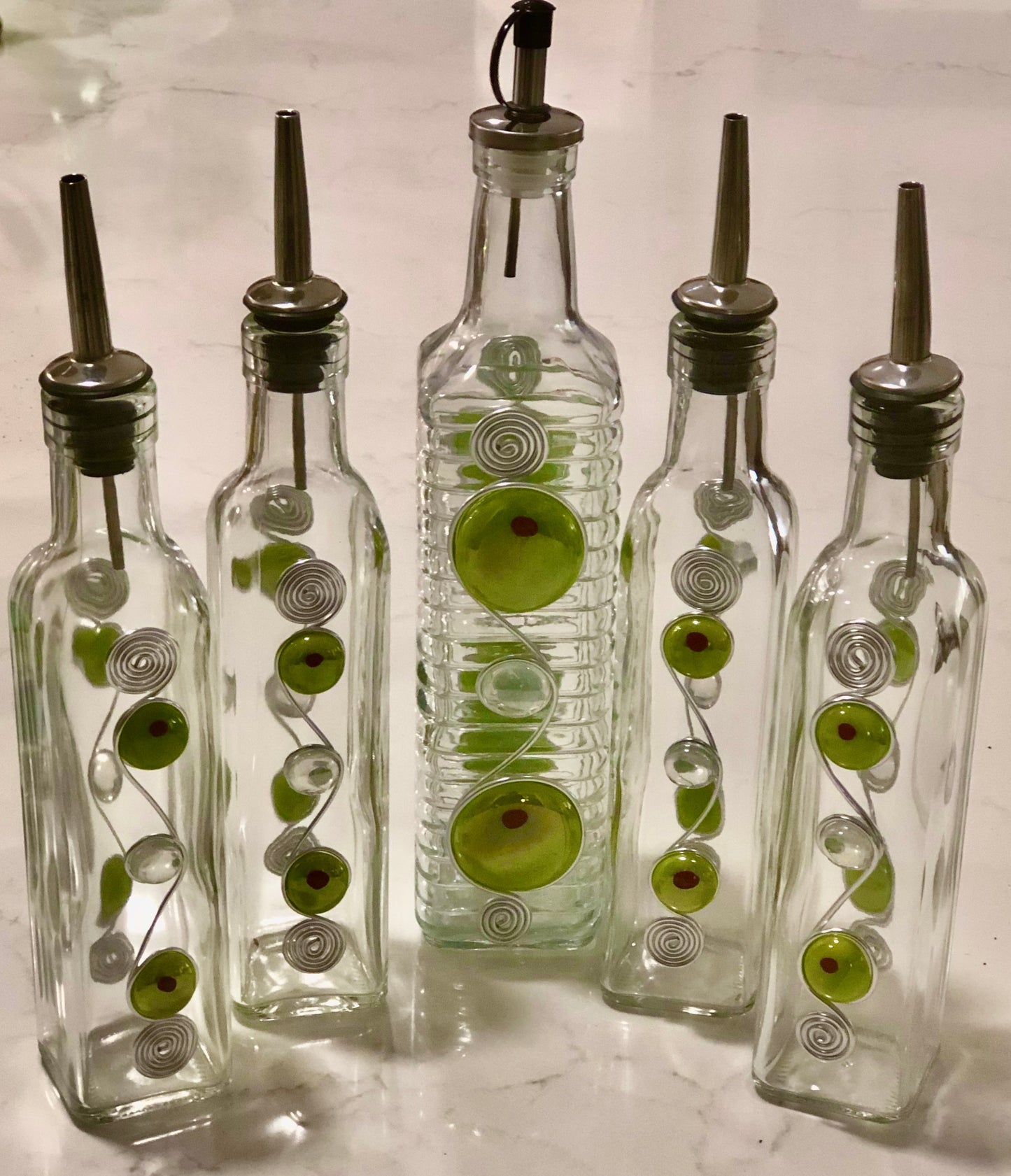 Olive Oil Bottles, 8 oz. and 16 oz. sizes